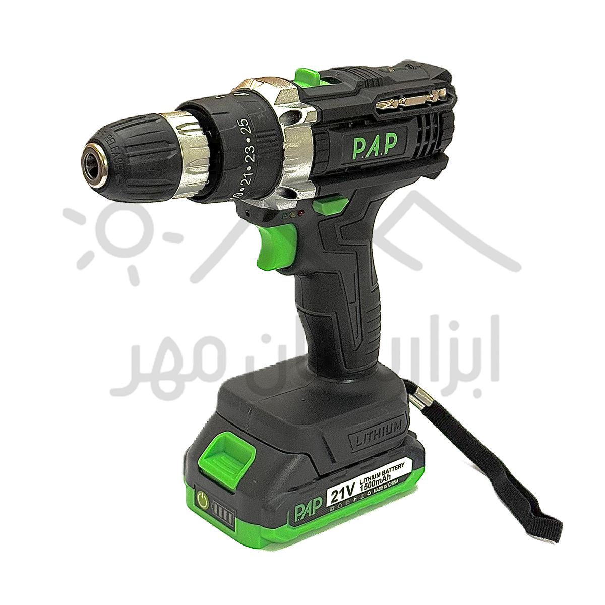 دریل شارژی چکش دار PAP (پی ای پی) مدل CID-2126